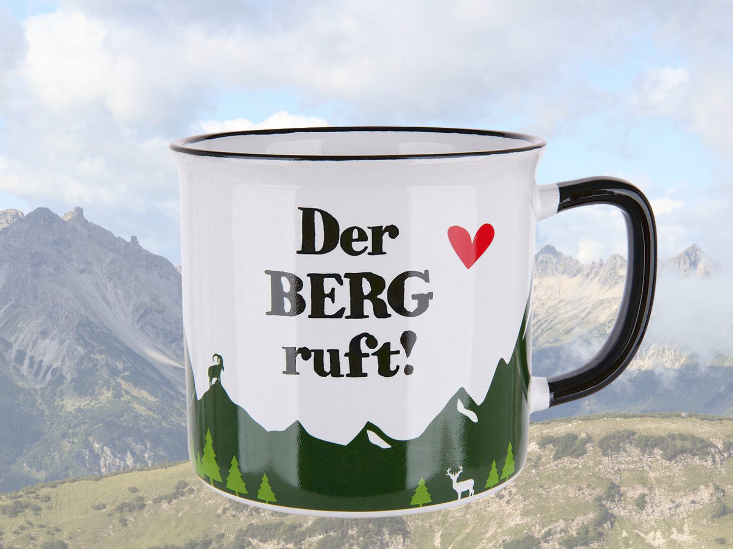 Keramiktasse "Der Berg ruft"