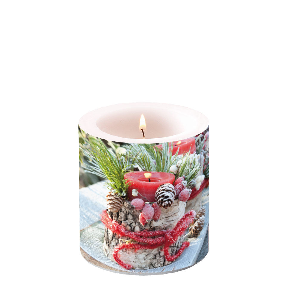 Motivkerze Frozen Candle